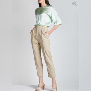 Vince Satin Silk Boxy Top NWT